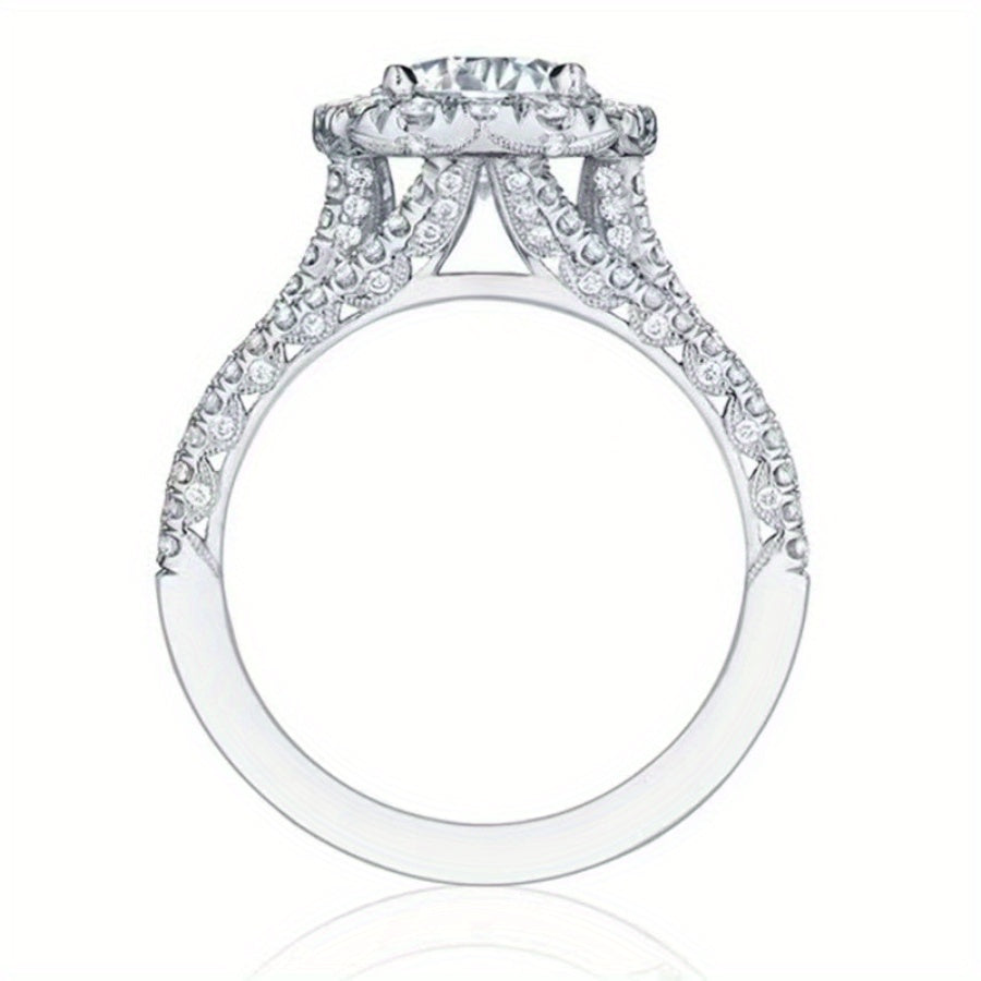 Silver Zirconia Ring for Women