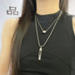 Fashionable Titanium Steel Sweater Chain Necklace